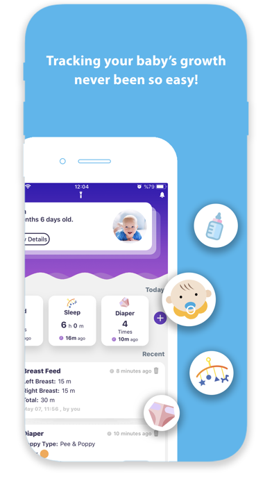 Pocket Nanny: Baby Tracking screenshot 2