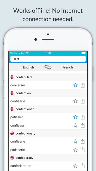 How to cancel & delete English-French Dictionary from iphone & ipad 1