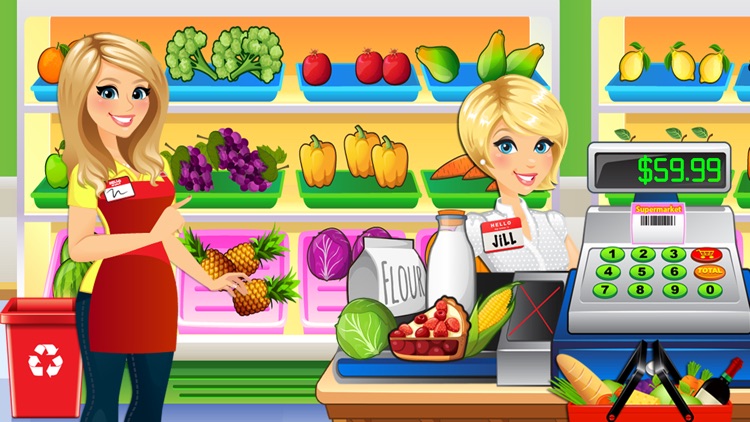 Supermarket Grocery Store Girl
