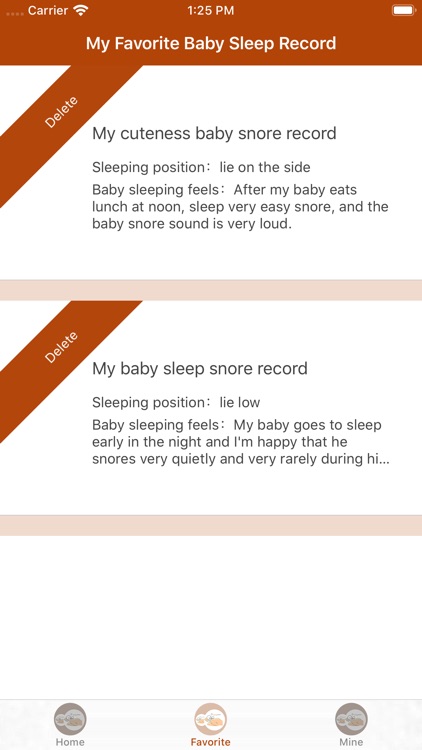 Baby Sleep Snore Record