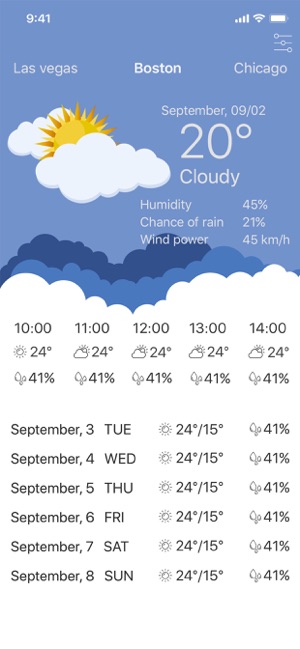 My Weather - Forecast App(圖2)-速報App