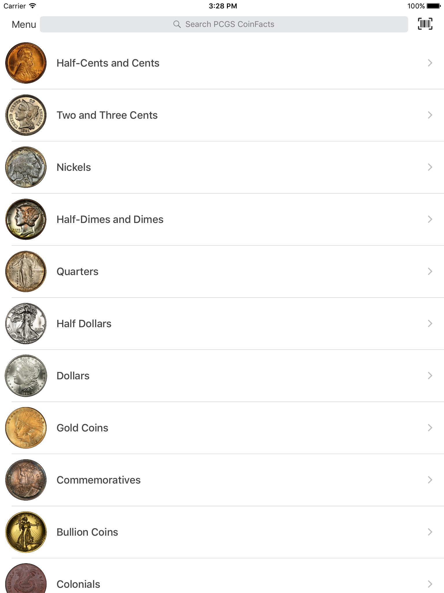PCGS CoinFacts Coin Collecting screenshot 4