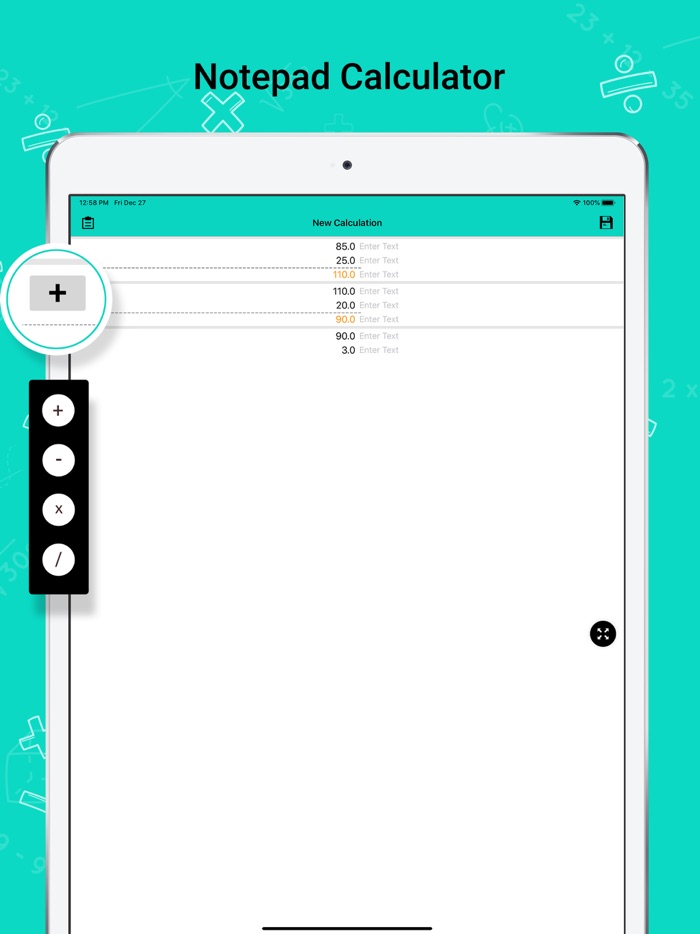 Calculator with Notes