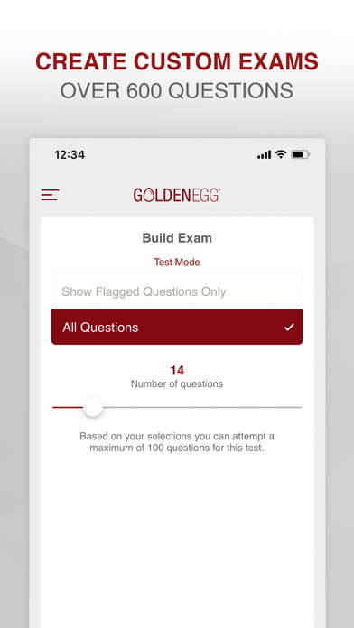 Golden Egg ASP® Practice Test screenshot 2