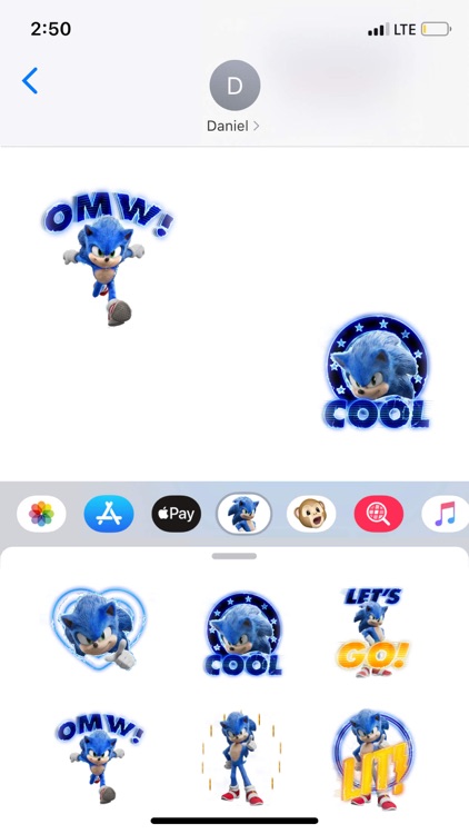 SONIC THE HEDGEHOG, Sticker for LINE & WhatsApp — Android, iPhone iOS