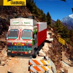 Truck Driver Dangerous Road Su