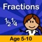 Fractions, decimals and percentages practice for Primary School Age children