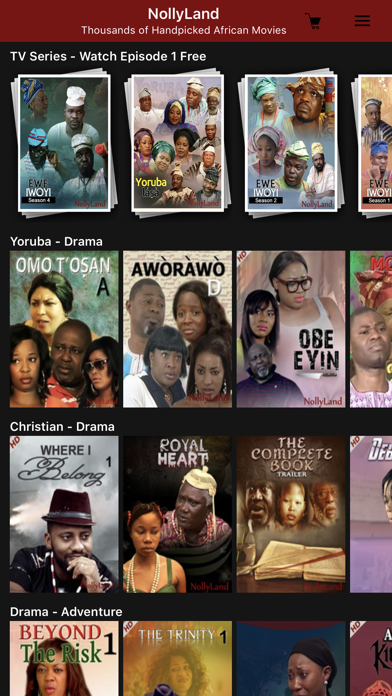How to cancel & delete NollyLand - Nigerian Movies from iphone & ipad 3