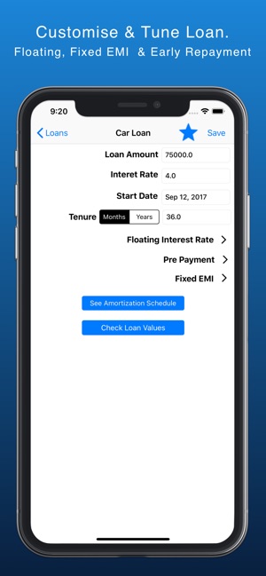 Loan EMI Calculator  - Flexi