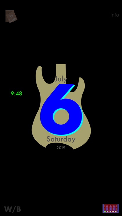 GuitarSilhouetteCalendarLite screenshot-5