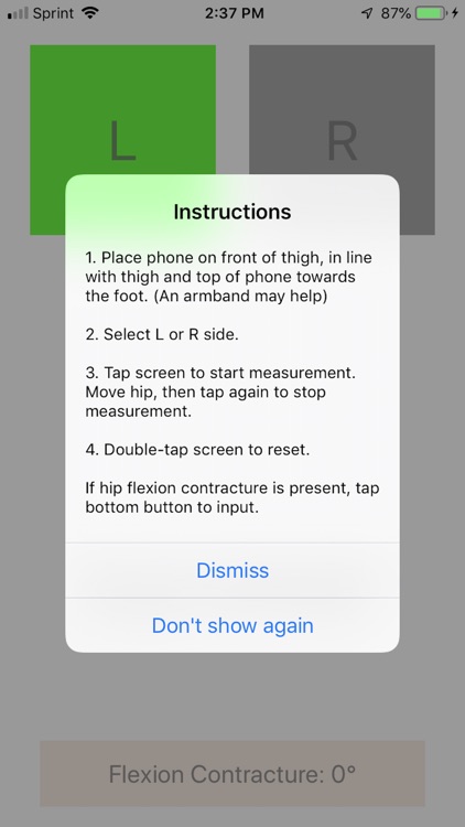 Freeform Hip Goniometer