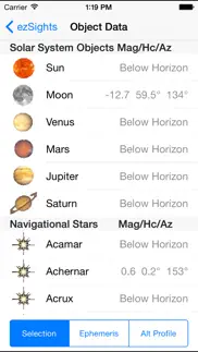 ezsights celestial navigation iphone screenshot 1