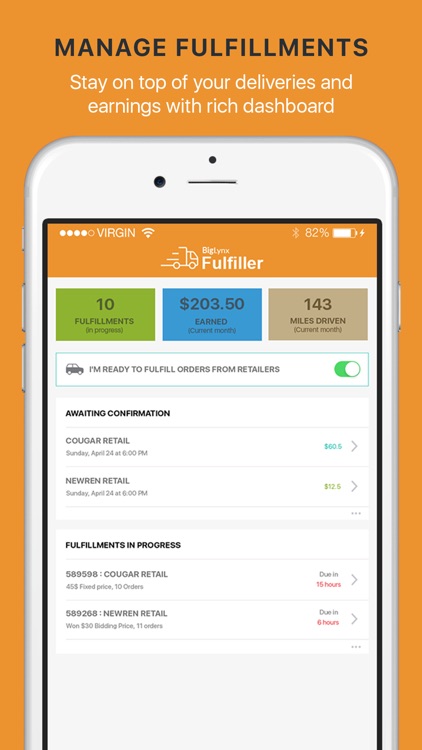 Fulfiller - Deliver orders