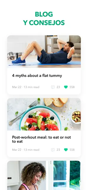 Captura de Pantalla 9 Ejercicios en casa por GetFit iphone
