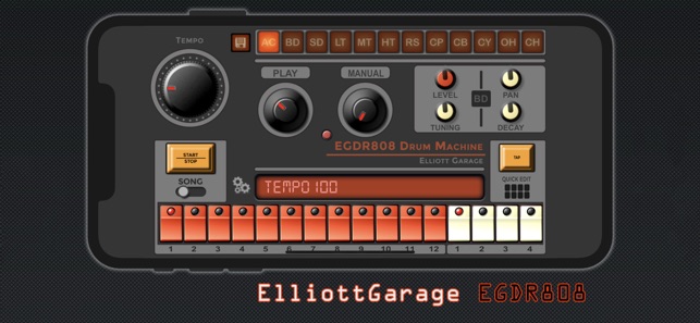 EGDR808 Drum Machine lite(圖1)-速報App