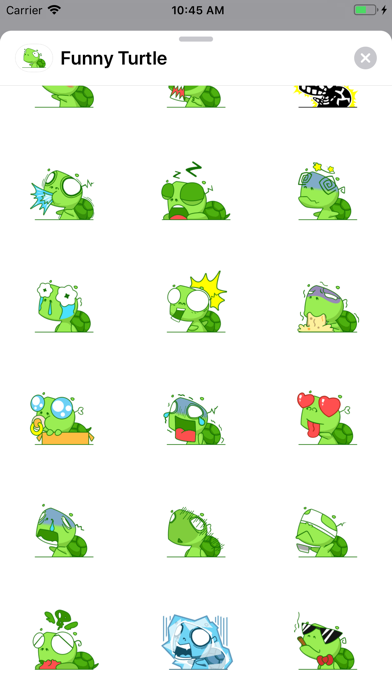 Funny Turtle Animated Stickers screenshot 3