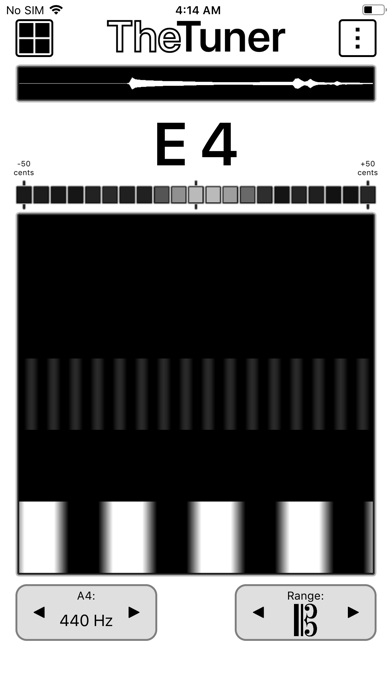 TheTuner: Accurate Music Tuner screenshot 2