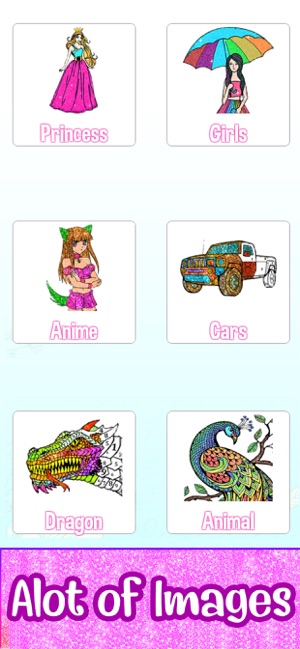 Glitter Color By Number Pages(圖1)-速報App