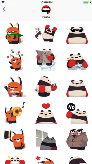 Punching Pandas Stickers(圖4)-速報App