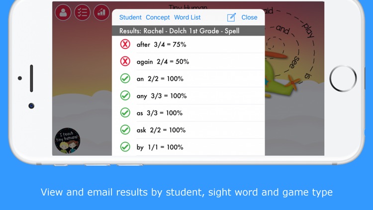 Tiny Human Sight Words screenshot-5