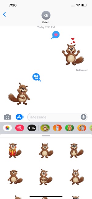 Cute Beaver Sticker(圖3)-速報App