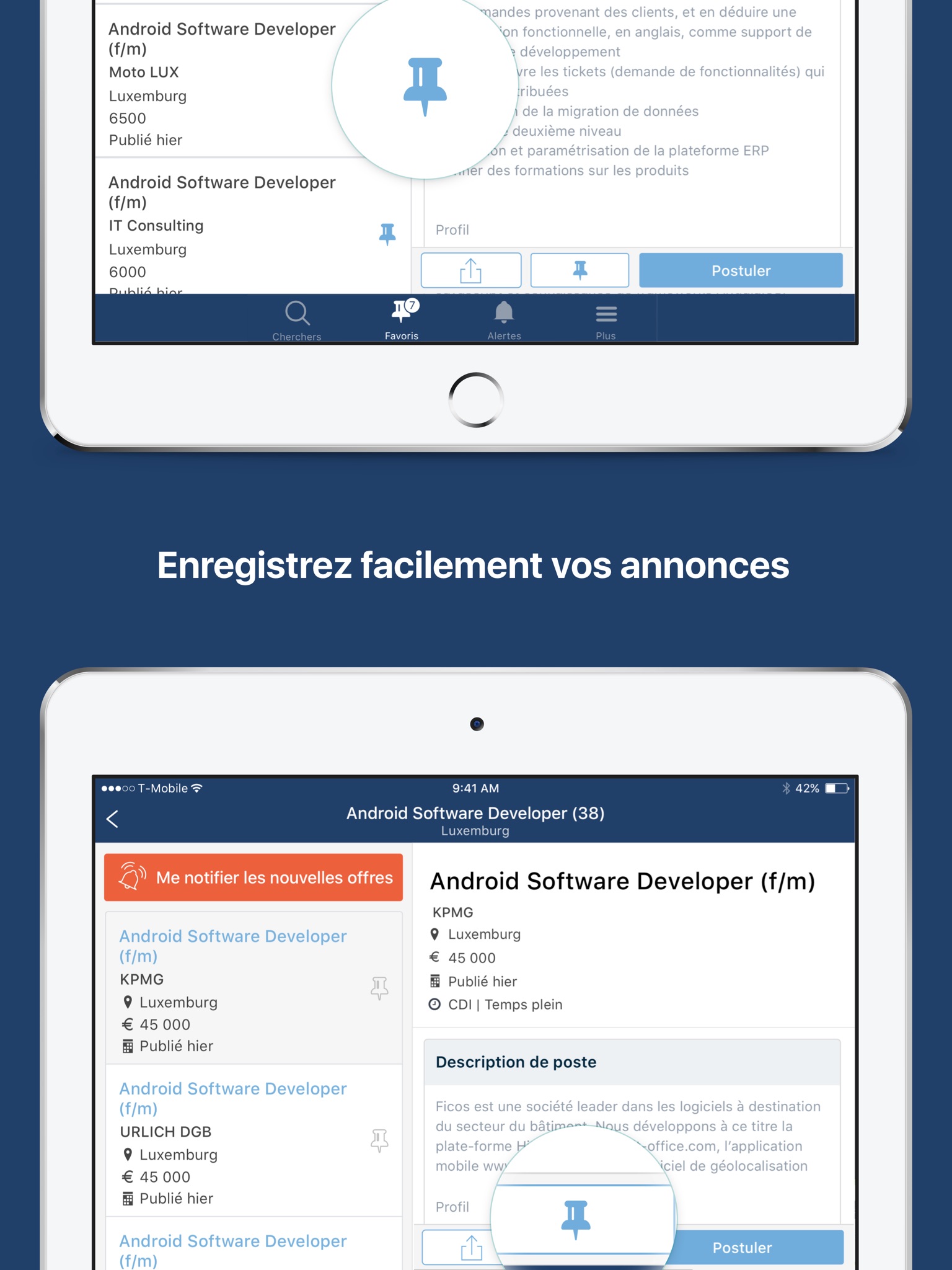 jobs.lu – Job Search App screenshot 3