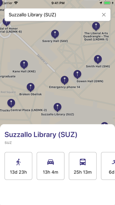 UW Campus Maps screenshot 3