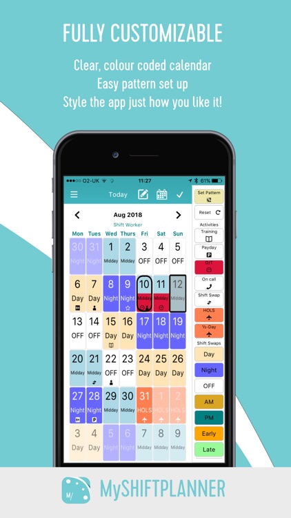 My Shift Planner - Calendar screenshot-3