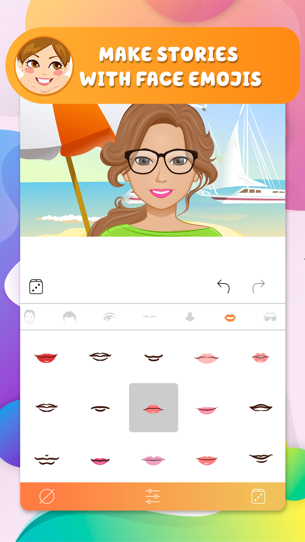 Smoji - Face Maker Cartoon Free Download App for iPhone 