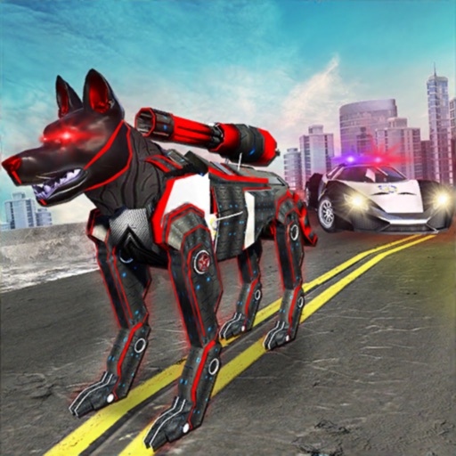 Police Robot Dog Chase iOS App