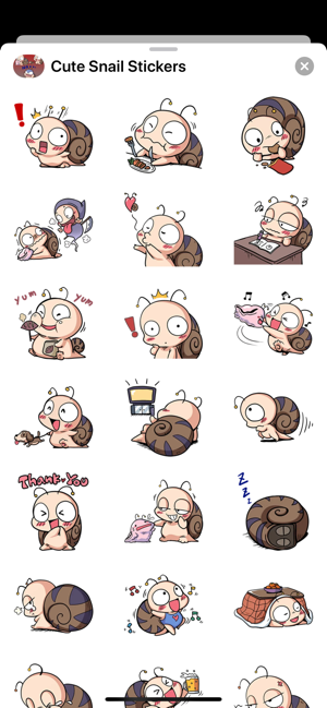 New Adorable Snail Stickers(圖2)-速報App