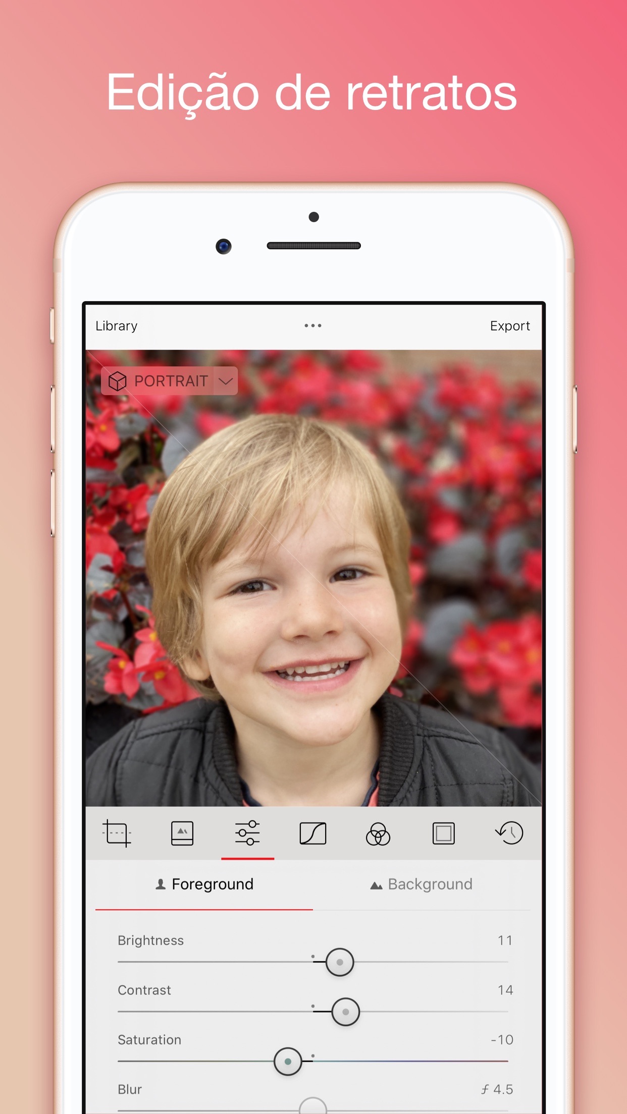 Screenshot do app Darkroom – Photo Editor