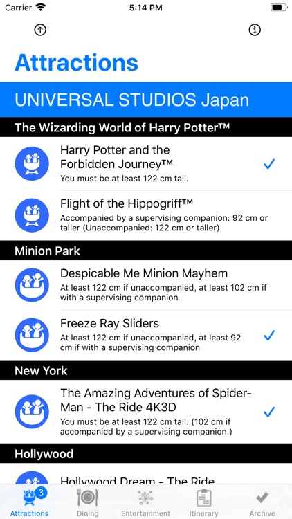 Theme Park Checklist: Japan screenshot-0