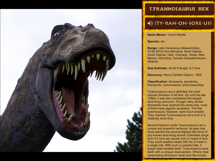 Eccles Dinosaur Park Guide