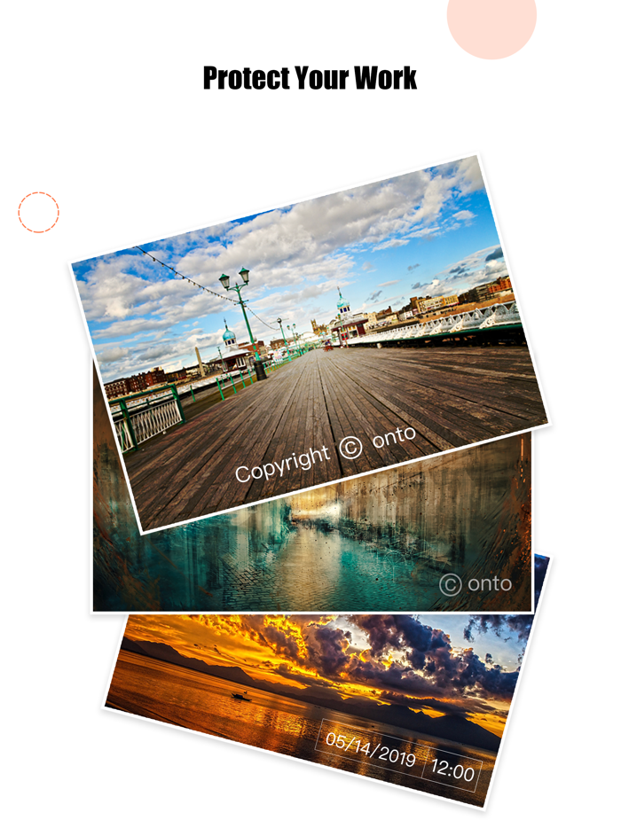 Onto Watermark Video Photo