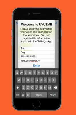 Game screenshot UVUEME Customized Email & Text hack