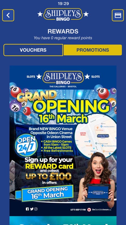 Shipleys Bingo