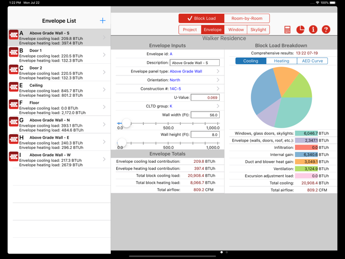 Residential HVAC Load-J Calcs