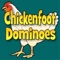 Chickenfoot Dominoes is a simulation of the popular domino game, which uses either a double-nine or double-twelve set of colored dominoes (Both available from the Options screen)