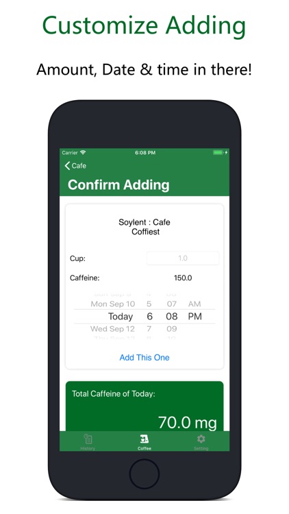 Coffee It - Record Caffeine screenshot-4