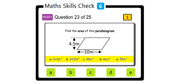 PAM Maths Skills Check 6(圖6)-速報App