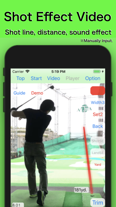 Golf Swing Shot Tracer screenshot 2