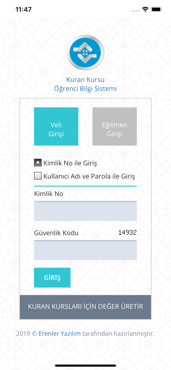 e-Kurankursu Öğrenci Bilgi Sis