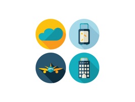 The TravelByTheAirSt is a nice sticker which are designed as the icons for the travel
