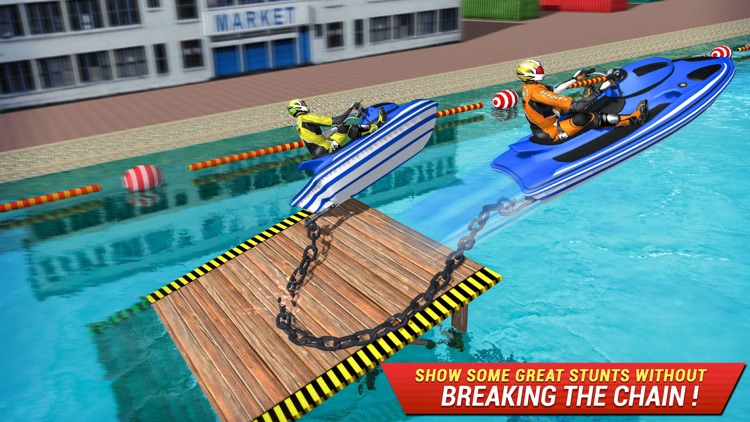 Chained Jet Ski Race Stunts screenshot-4