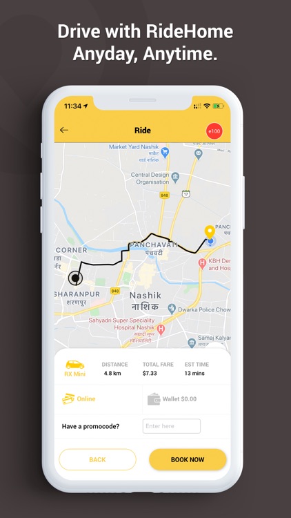 eRideHome-Rideshare screenshot-6
