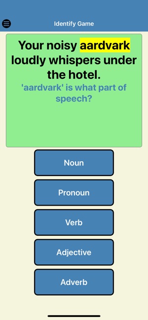 Silly Sentences Part of Speech(圖2)-速報App