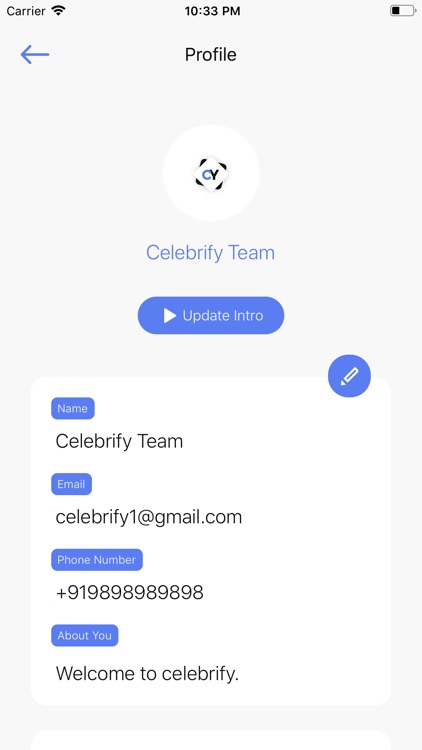 Celebrify App screenshot-3