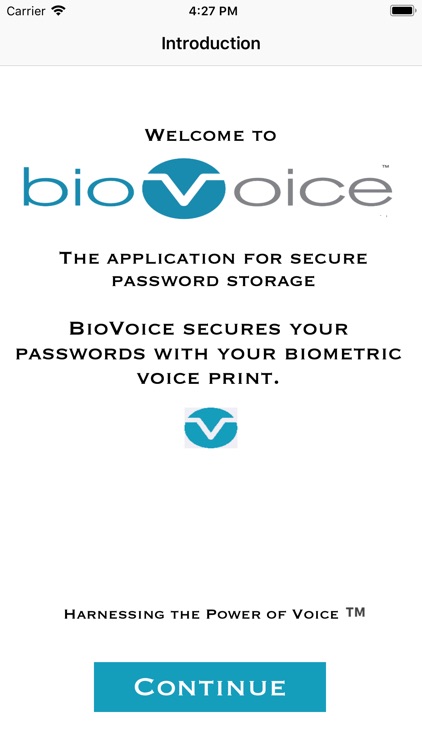 BioVoice Password Storage