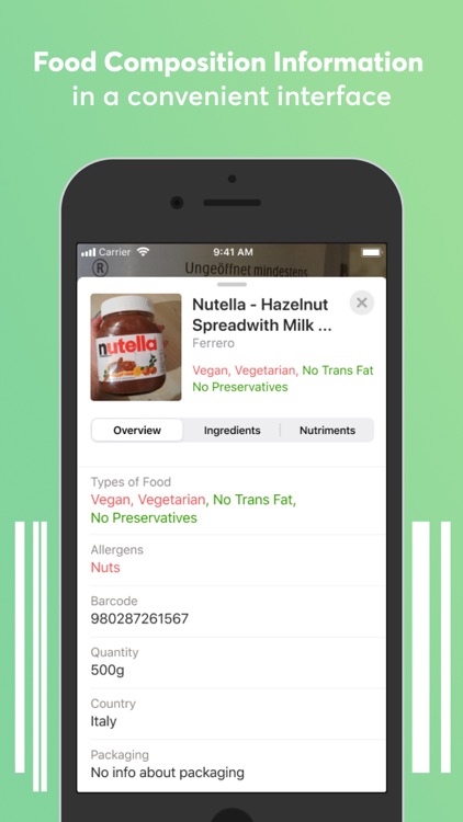 Food scanner: gluten, dairy screenshot-3